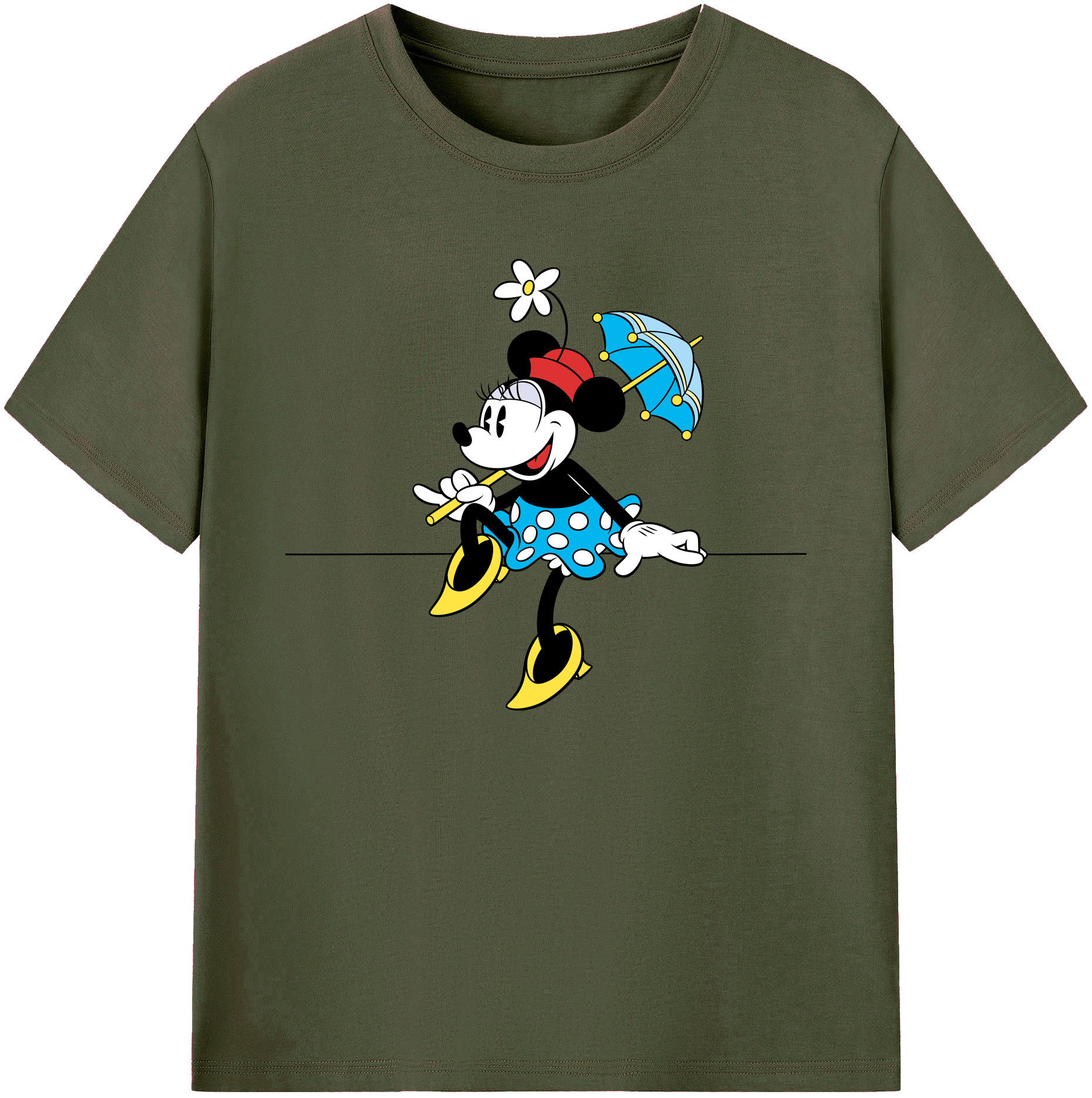 ミッキーマウス Mickey Mouse 綿100％ メンズ半袖Tシャツ｜肌触りやわらか＆通気性